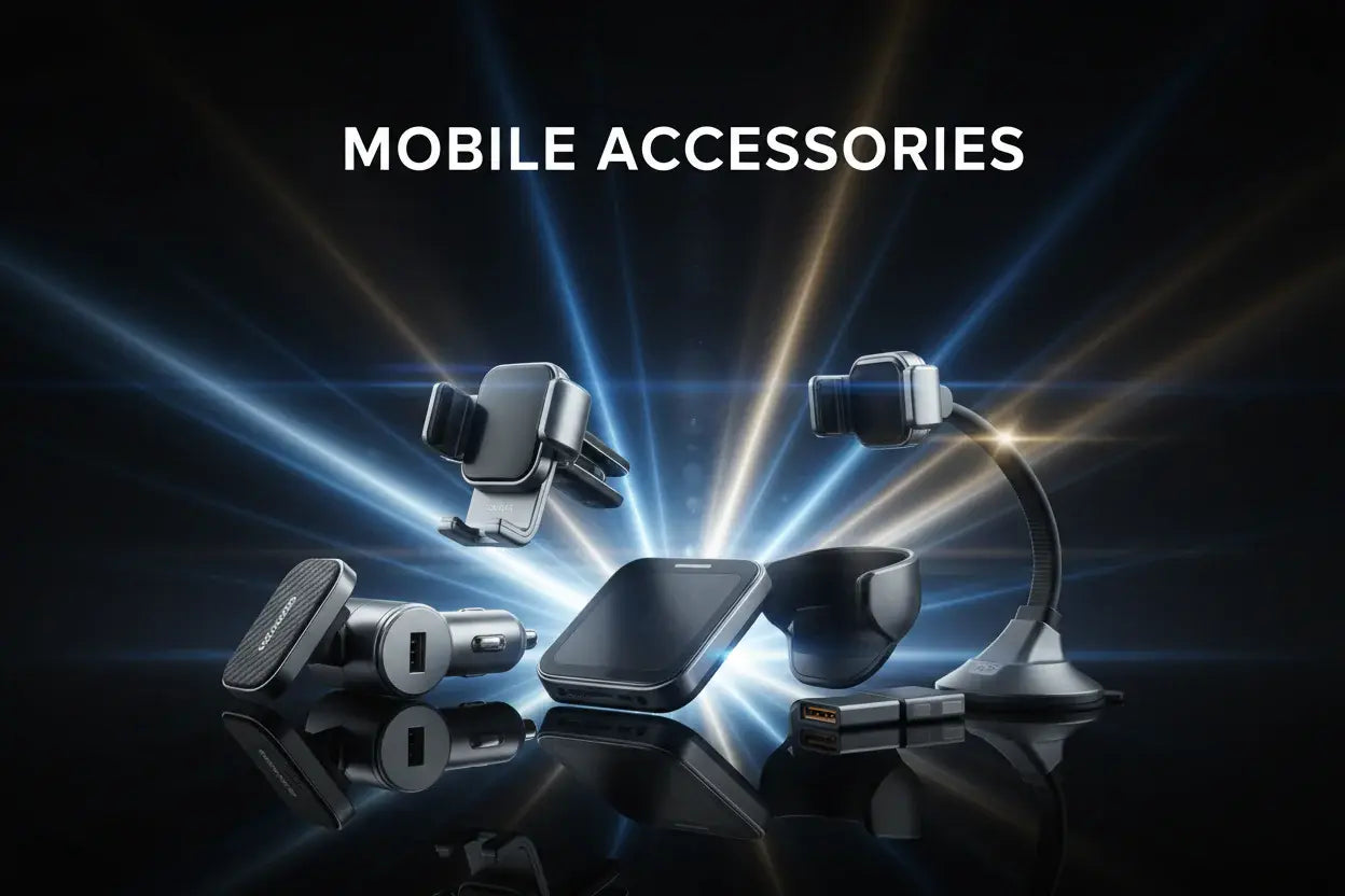 Mobile Accessories Banner Bright
