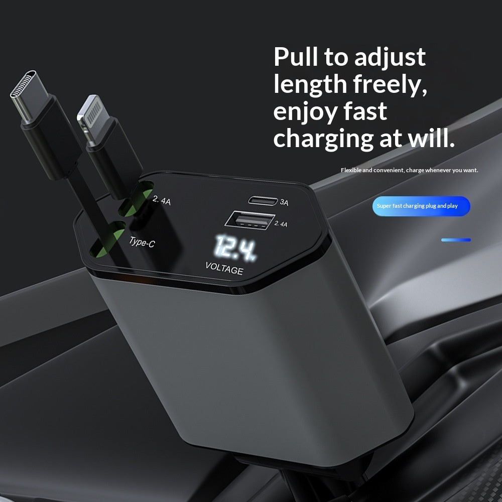 4-in-1 Car Charger Super Fast Charging CJ Dropshipping