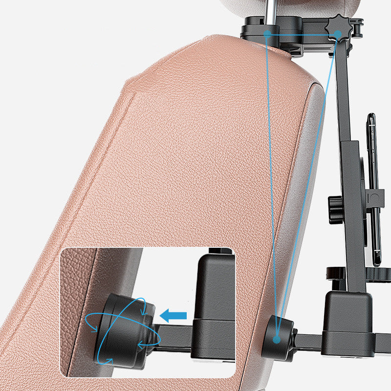Car Seat Back Table - Adjustable Travel Tray - Foldable Board - Kids & Adults Harmalap Trading