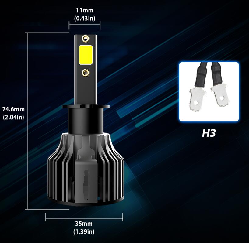 Car LED Headlight Bulbs 6000K Auto Headlamp Kit CJ Dropshipping