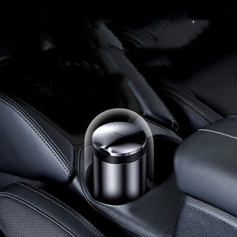 Car Ashtray LED Light - Aluminum Alloy - Portable Smokeless - Flame Retardant Harmalap Trading