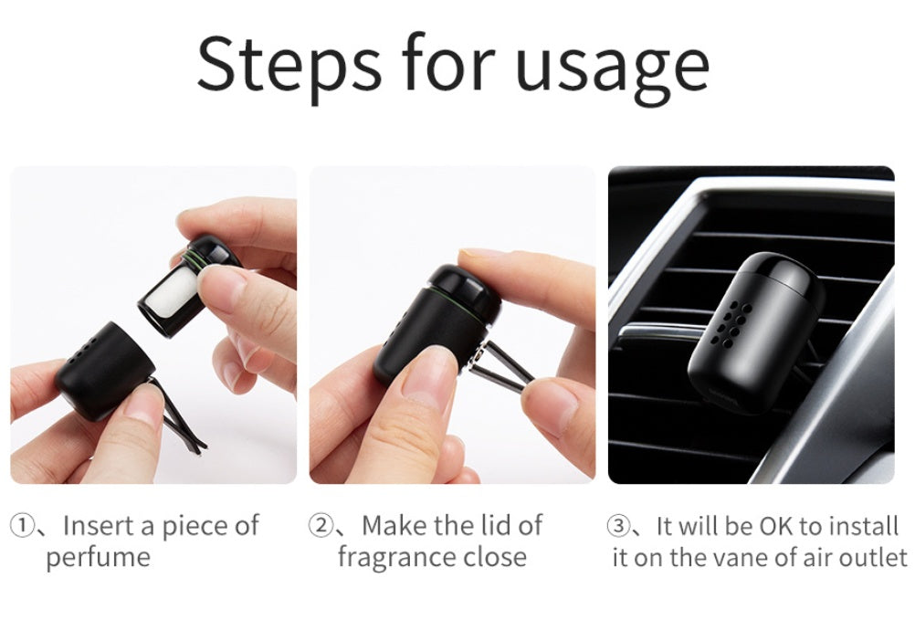 Car Air Freshener Aromatherapy - Essential Oil Diffuser - Natural Scent Harmalap Trading