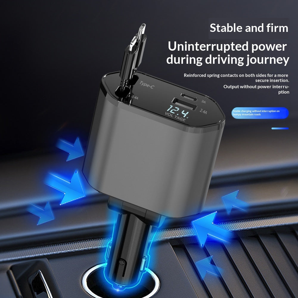 4-in-1 Car Charger Super Fast Charging CJ Dropshipping