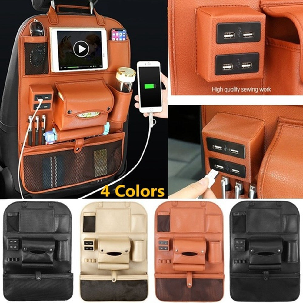 Car Backrest Storage Bag - Seat Organizer - Multifunctional Storage Harmalap Trading