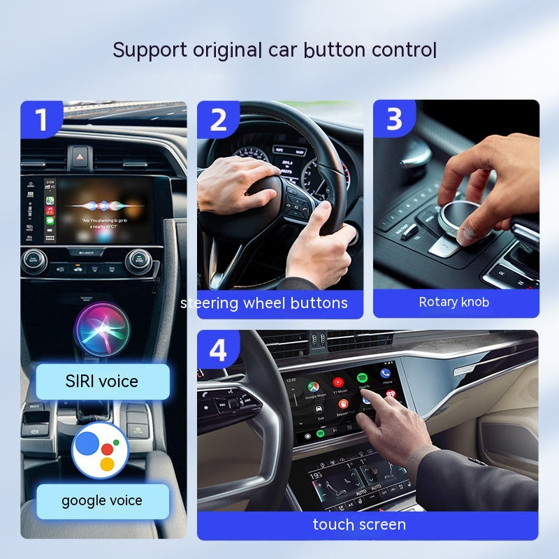 Car Audio Wireless Adapter - Wired to Wireless - Entertainment Box - CarPlay Harmalap Trading