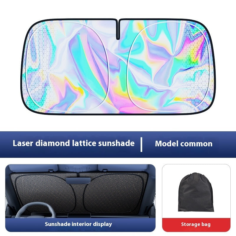 Car Laser Sun Shade Sun Protection Thermal Shroud CJ Dropshipping