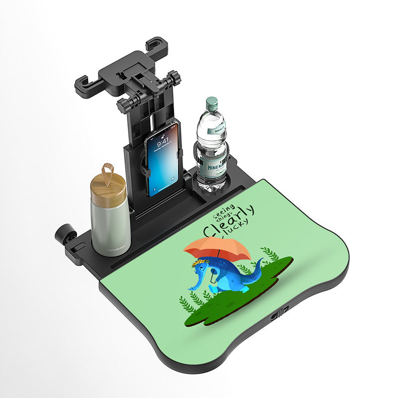 Car Seat Back Table - Adjustable Travel Tray - Foldable Board - Kids & Adults Harmalap Trading