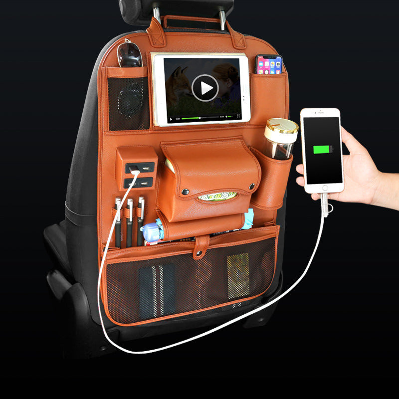 Car Backrest Storage Bag - Seat Organizer - Multifunctional Storage Harmalap Trading