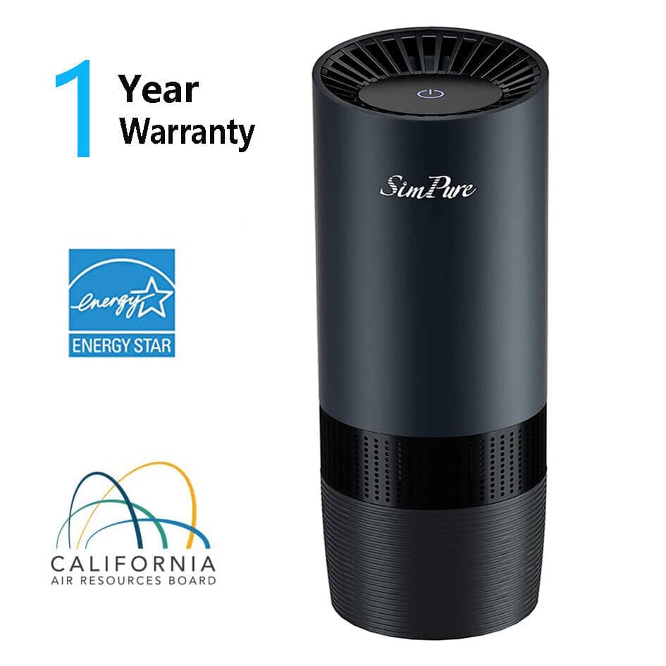 Car Air Purifier HEPA Filter - Removes Odor Dust Mold - Car & Home Use Harmalap Trading