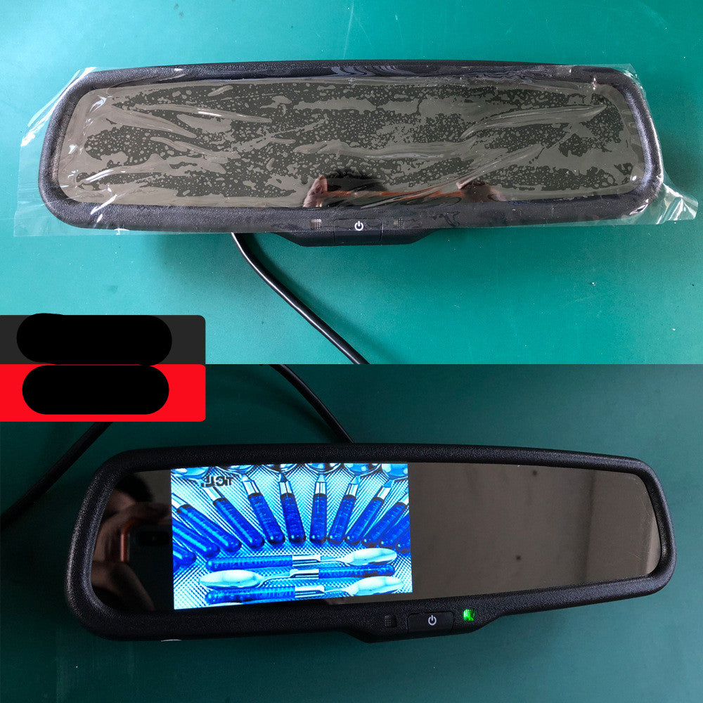 4.3" Monitor Rearview Mirror - Auto-Dimming - Clip-On Display - Backup Camera Harmalap Trading