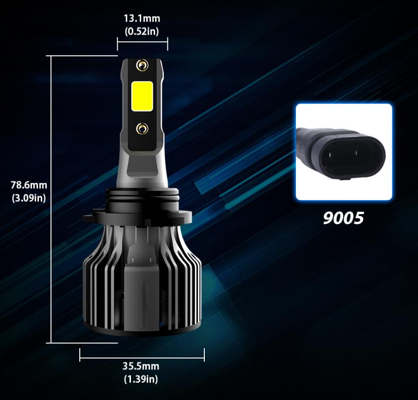 Car LED Headlight Bulbs 6000K Auto Headlamp Kit CJ Dropshipping