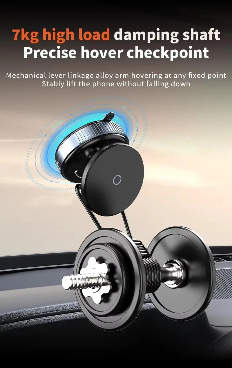 Premium Magnetic Car Phone Holder 360° - MagSafe Compatible UAE Harmalap Trading