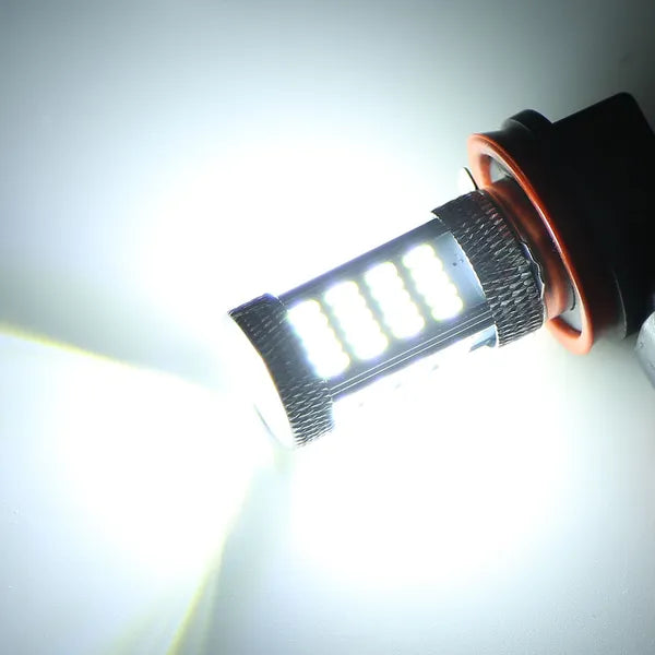 H8/H9/H11 LED Fog Lights 800lm - 6000K White - IP65 Waterproof - 2-Pack Harmalap Trading