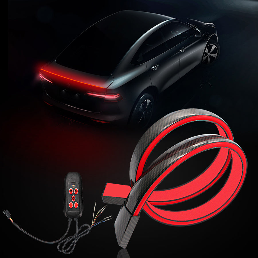 Universal Trunk Spoiler LED Strip - Brake Tail Turn Light - Car Rear Light Harmalap Trading