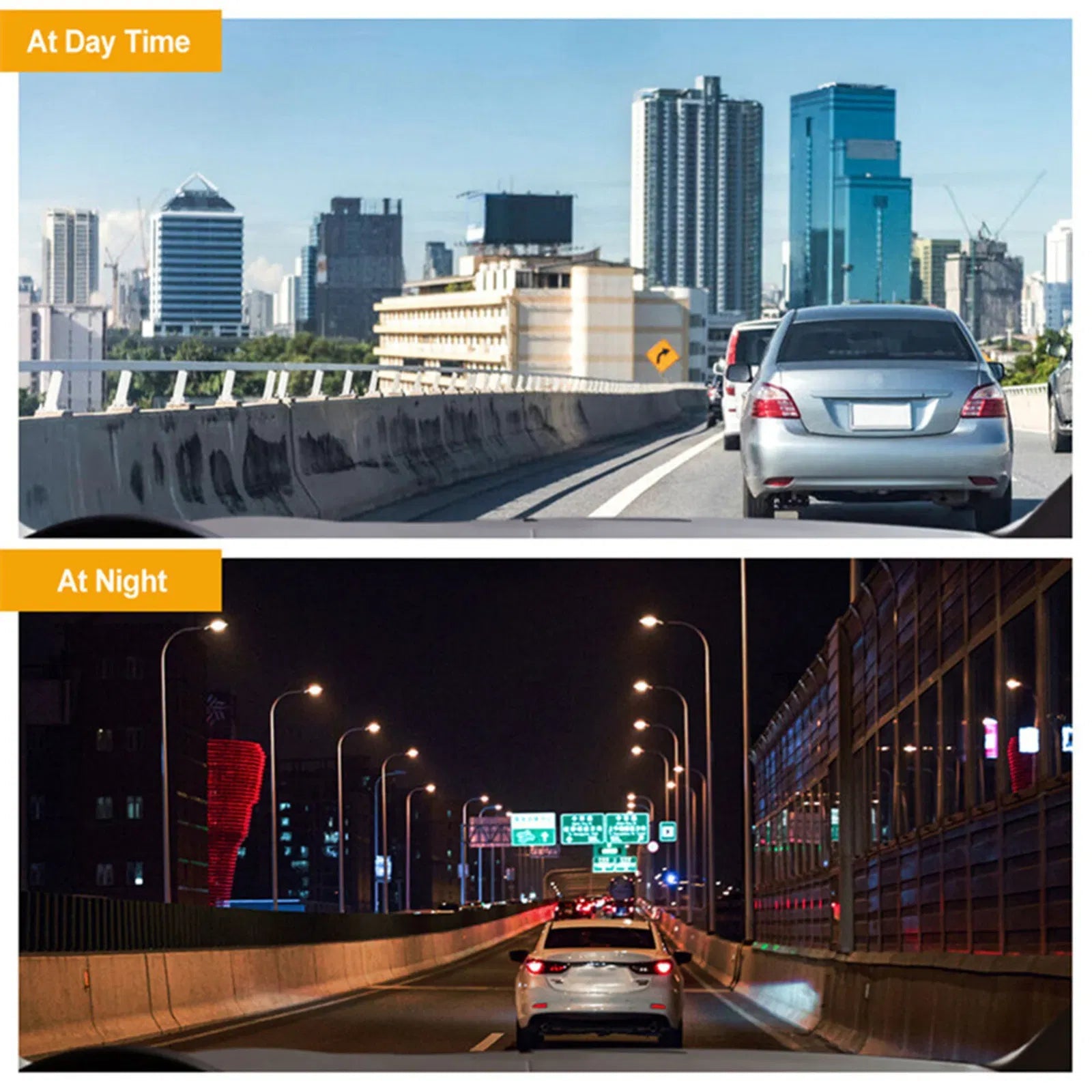 Car Dual Lens Dash Cam HD 1080P - Front Rear Inside - G-Sensor - Night Vision Harmalap Trading