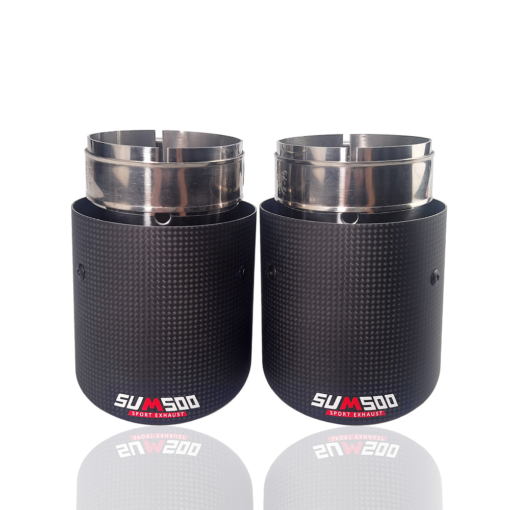 Carbon Fiber Exhaust Tip UAE - Premium Muffler Pipe - Performance Harmalap Trading