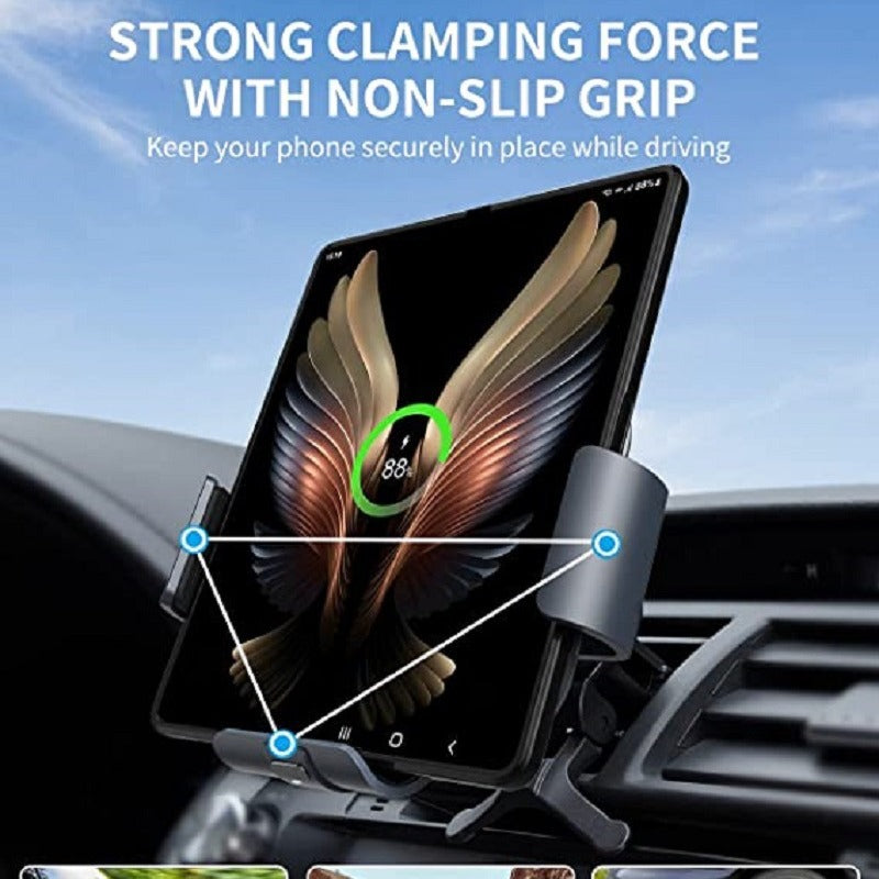 S11 Twin Coil Folding Screen Mobile Phone Car Wireless Charger CJ Dropshipping