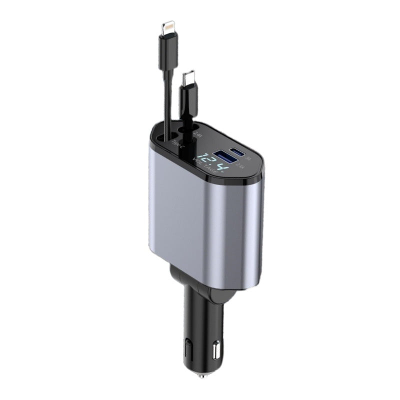 4-in-1 Car Charger Super Fast Charging CJ Dropshipping