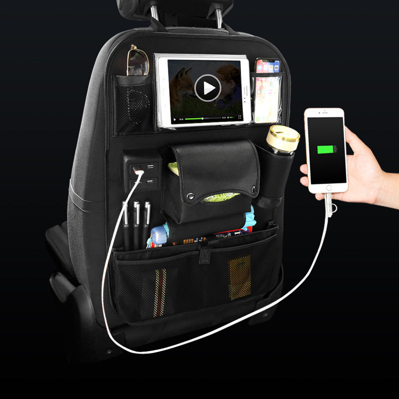 Car Backrest Storage Bag - Seat Organizer - Multifunctional Storage Harmalap Trading
