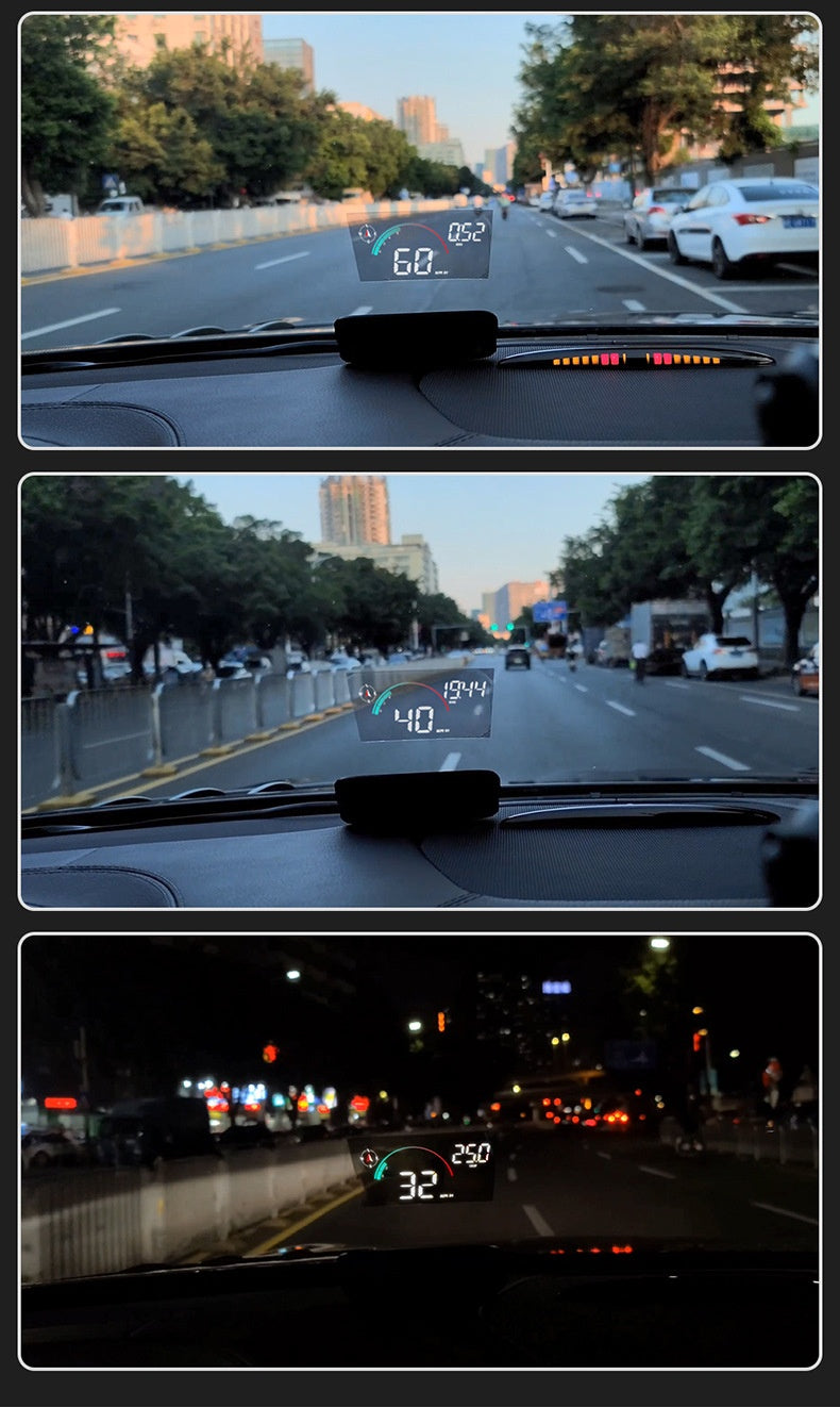 Head-Up Display Car GPS - Universal Speed Compass - HD Projector - E-dog Harmalap Trading