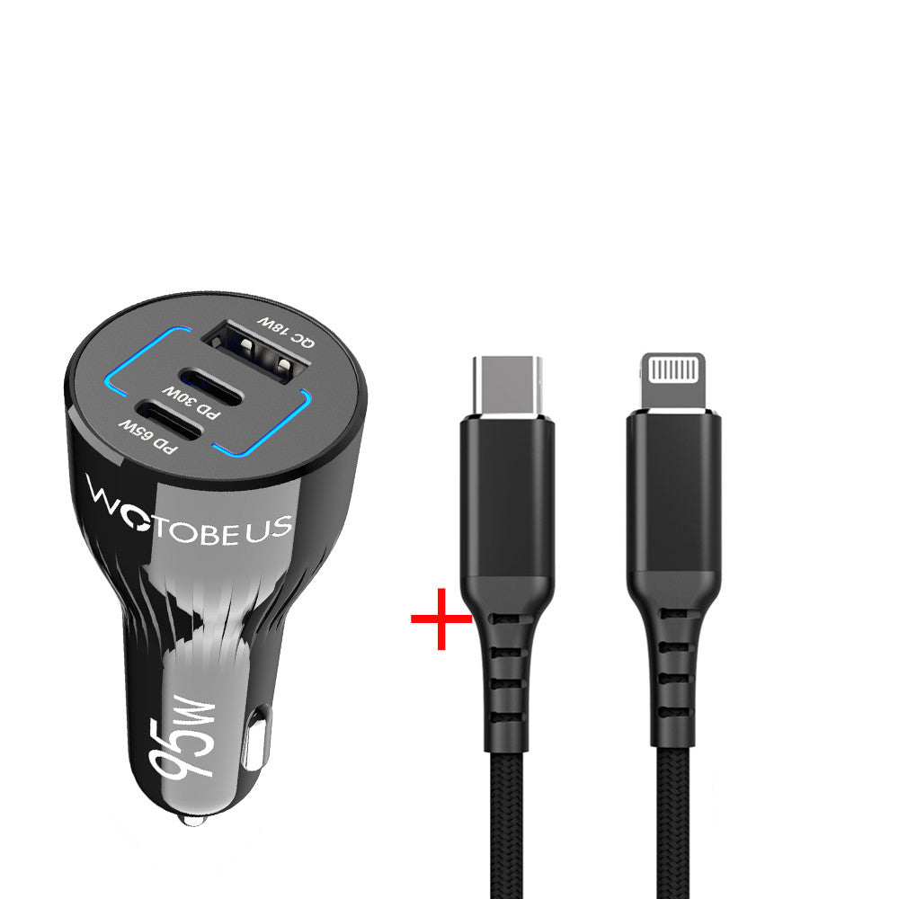 Fast Charge Laptop Tablet Mobile Phone Travel Multi-function Car Charger CJ Dropshipping