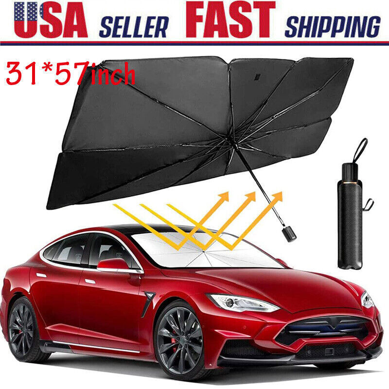Car Window Sunshade - Foldable UV Umbrella - Windshield Cover - Sun Visor Harmalap Trading