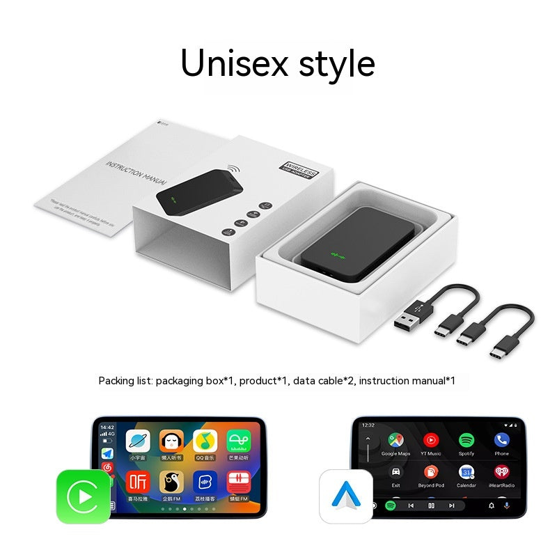Car Audio Wireless Adapter - Wired to Wireless - Entertainment Box - CarPlay Harmalap Trading