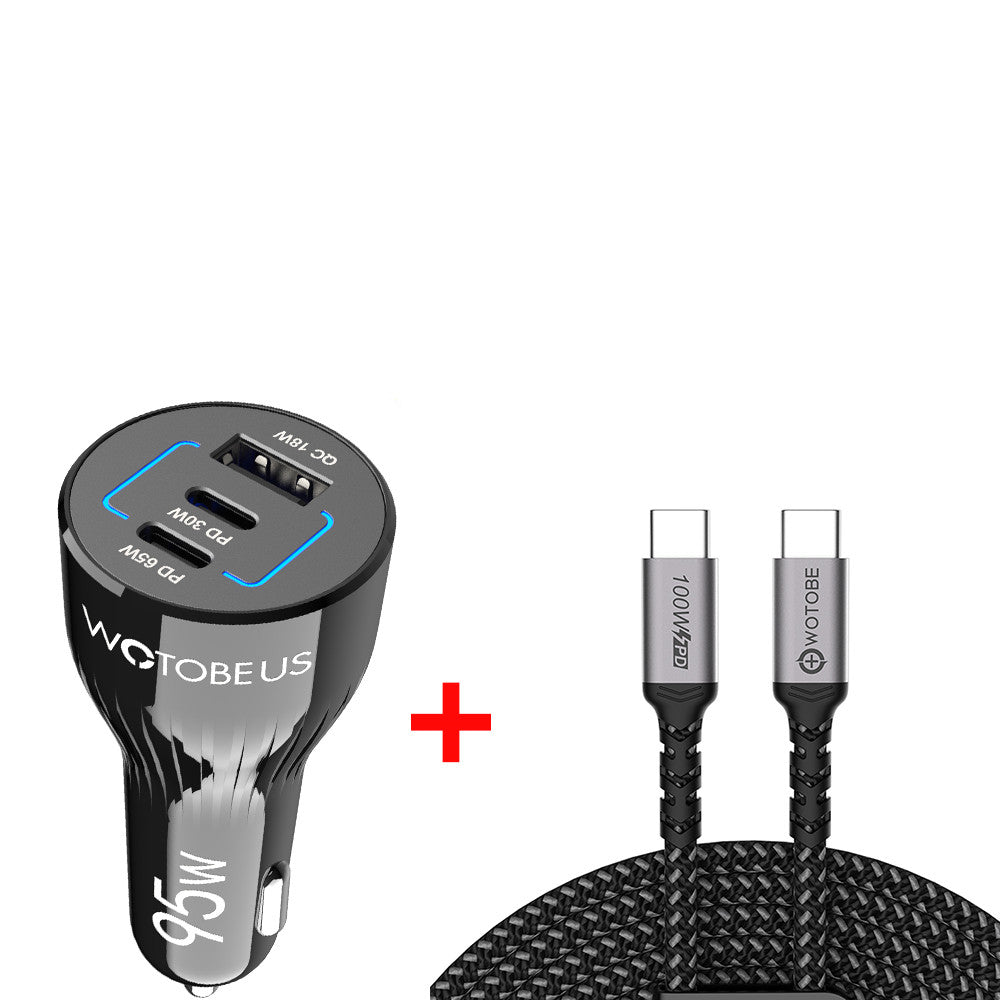 Fast Charge Laptop Tablet Mobile Phone Travel Multi-function Car Charger CJ Dropshipping