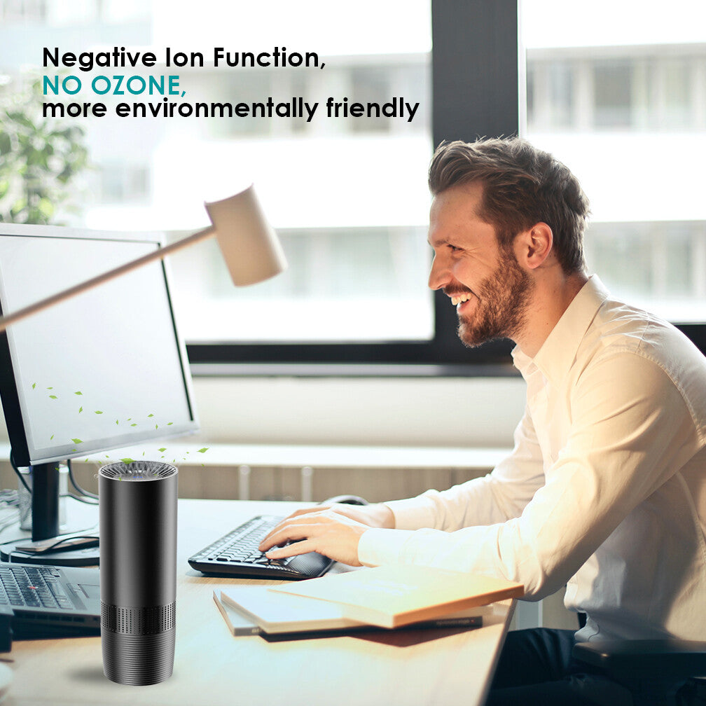 Car Air Purifier HEPA Filter - Removes Odor Dust Mold - Car & Home Use Harmalap Trading