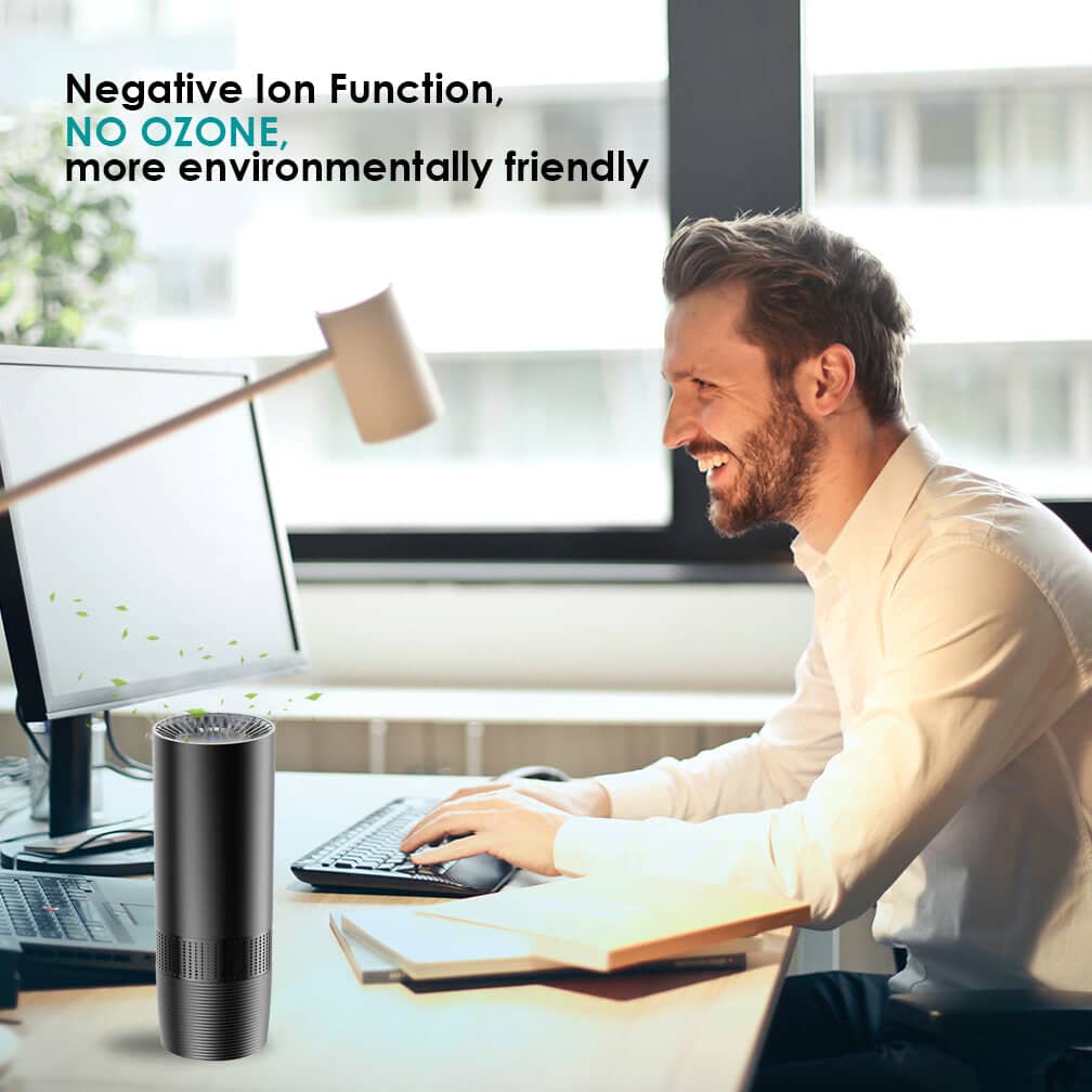 Car Air Purifier HEPA Filter - Removes Odor Dust Mold - Car & Home Use Harmalap Trading