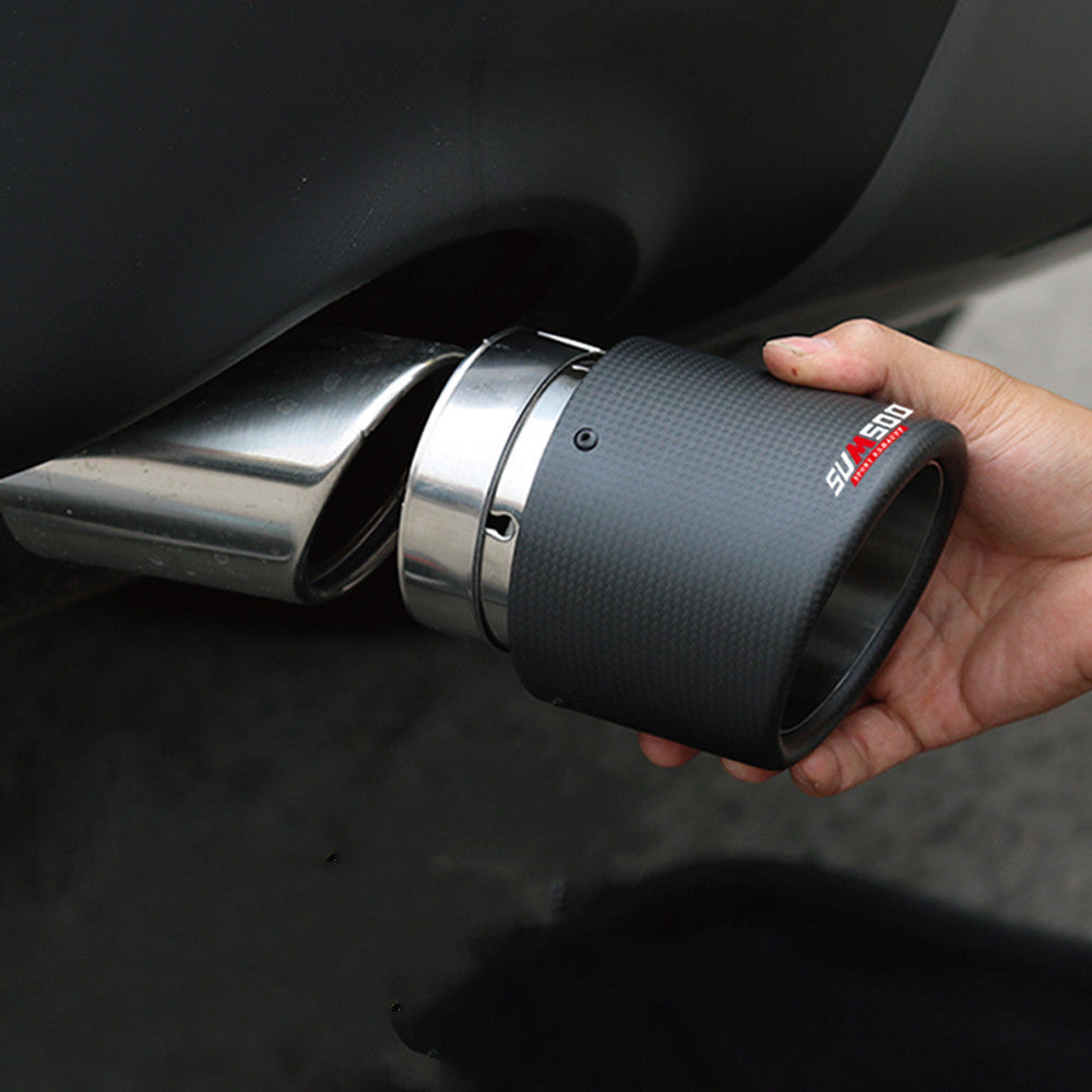 Carbon Fiber Exhaust Tip UAE - Premium Muffler Pipe - Performance Harmalap Trading