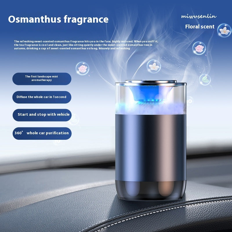 360° Car Aromatherapy Diffuser - Cloud Mist Air Freshener Harmalap Trading