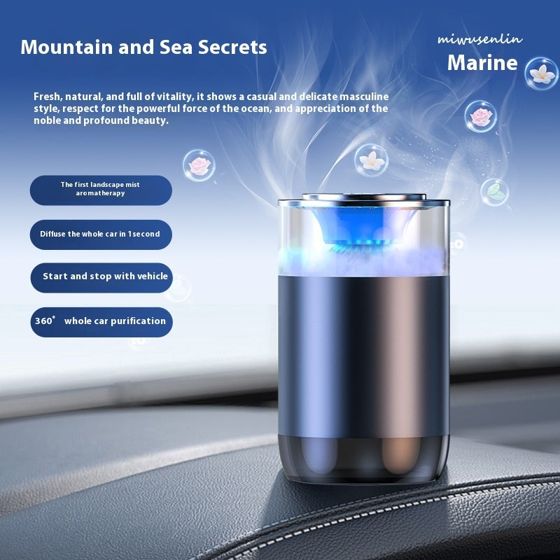 360° Car Aromatherapy Diffuser - Cloud Mist Air Freshener Harmalap Trading