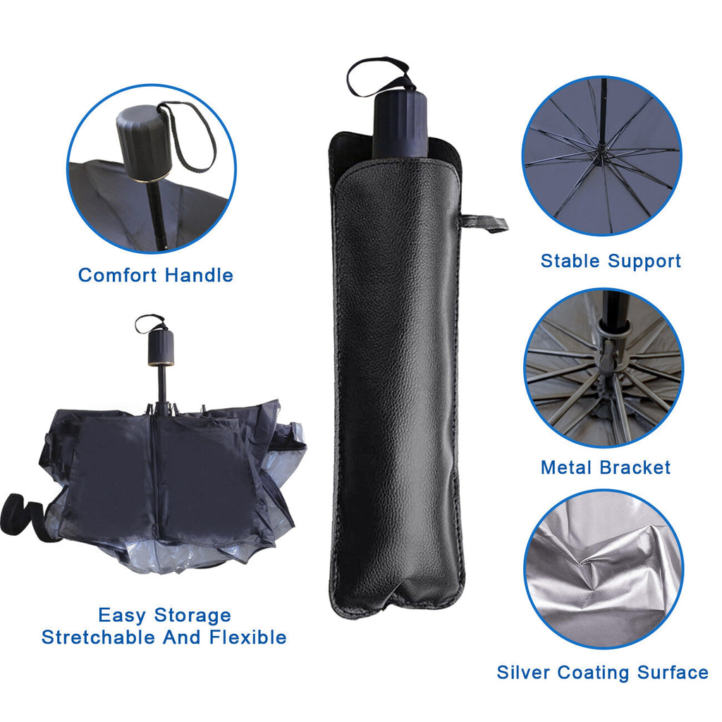 Car Window Sunshade - Foldable UV Umbrella - Windshield Cover - Sun Visor Harmalap Trading