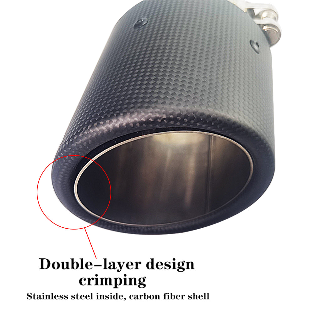 Carbon Fiber Exhaust Tip UAE - Premium Muffler Pipe - Performance Harmalap Trading