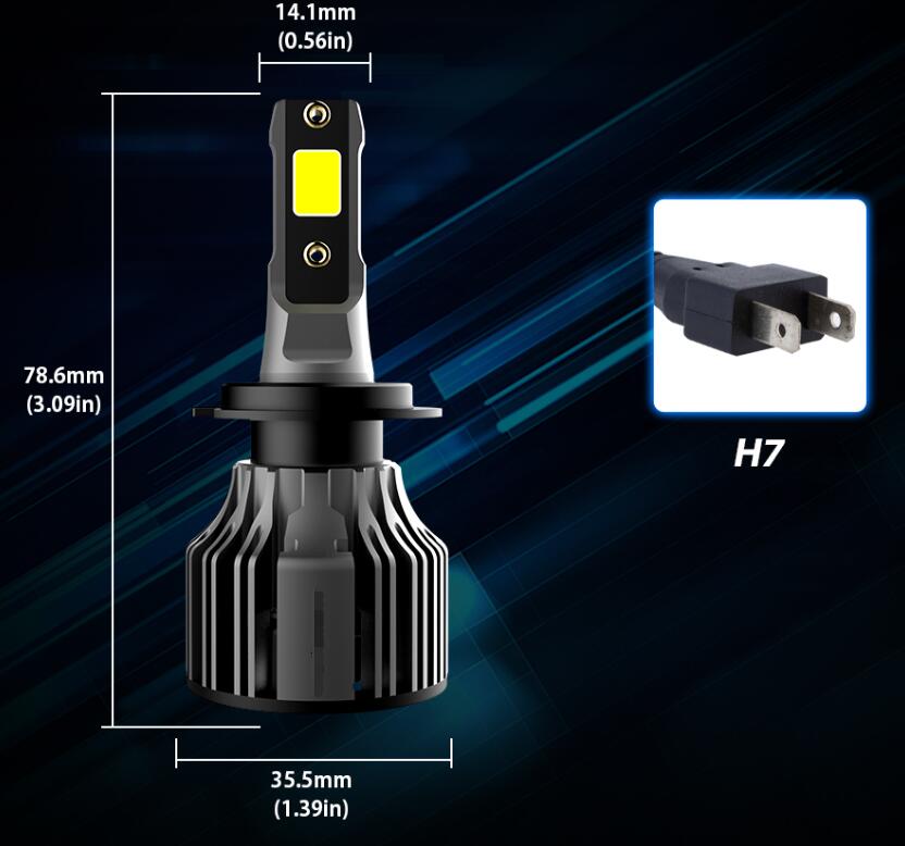 Car LED Headlight Bulbs 6000K Auto Headlamp Kit CJ Dropshipping