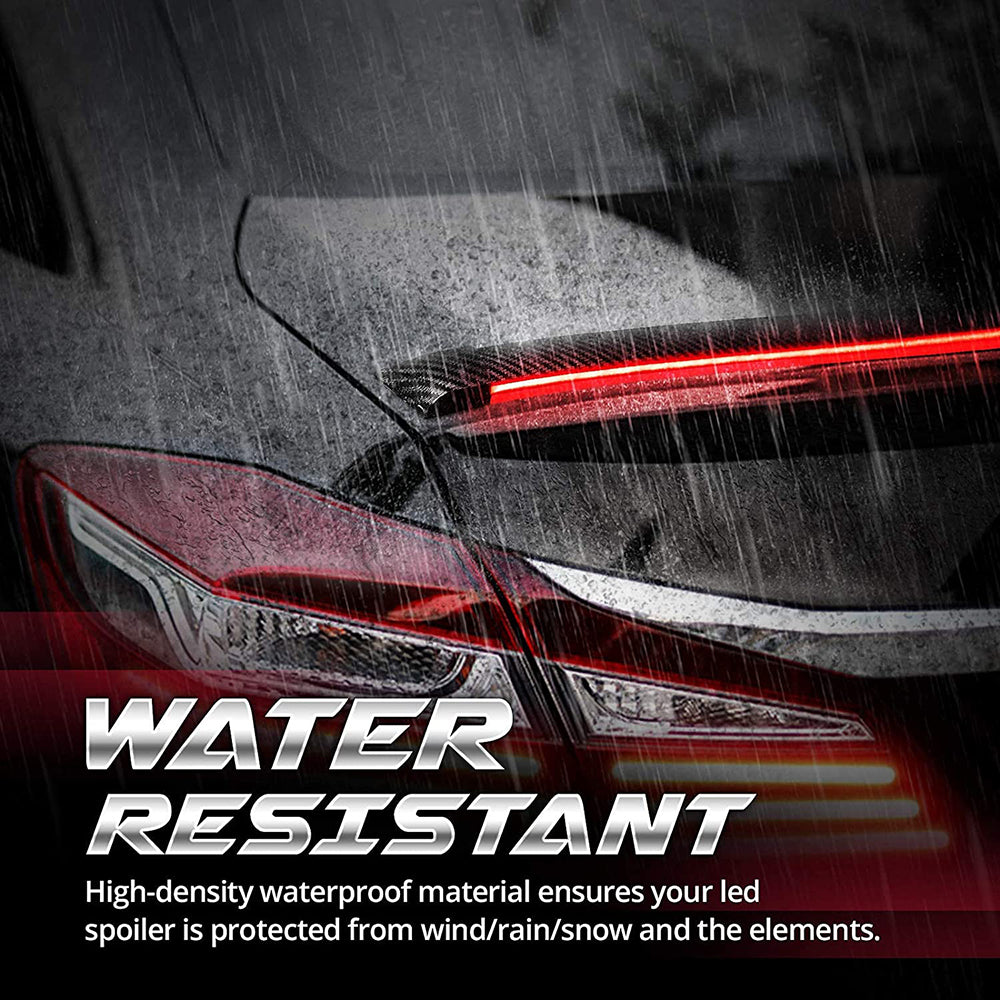 Universal Trunk Spoiler LED Strip - Brake Tail Turn Light - Car Rear Light Harmalap Trading