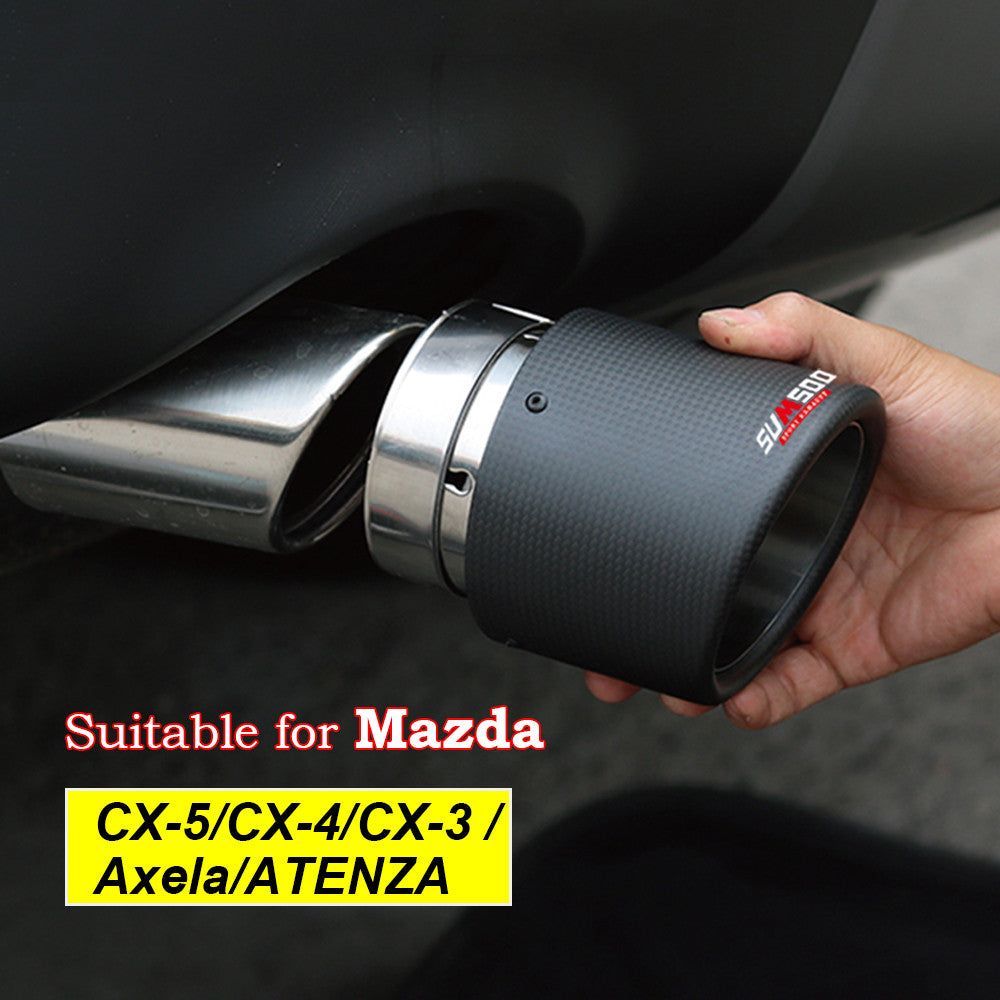 Carbon Fiber Exhaust Tip UAE - Premium Muffler Pipe - Performance Harmalap Trading