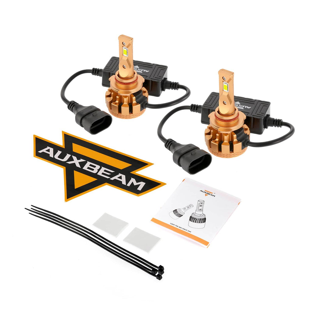 LED Car Headlight Bulbs H7 - Cool White 6000K - AUXBEAM Premium - Pair Harmalap Trading