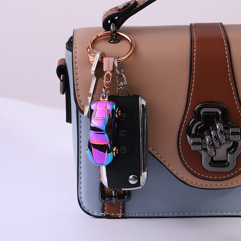 Car Cute Couple Light-on Keychain CJ Dropshipping