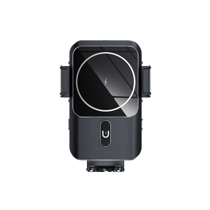Car Wireless Charger Phone Holder - 15W Fast Charging - Auto Clamp Mount Harmalap Trading