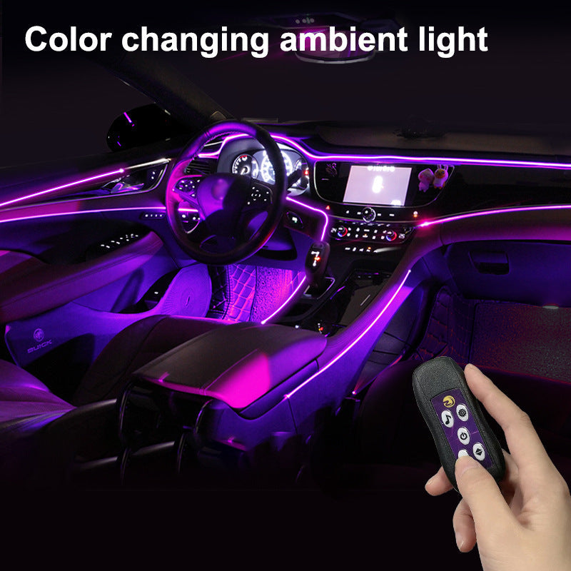 Car LED Atmosphere Lamp USB - Colorful Neon Light - Center Console Decoration Harmalap Trading