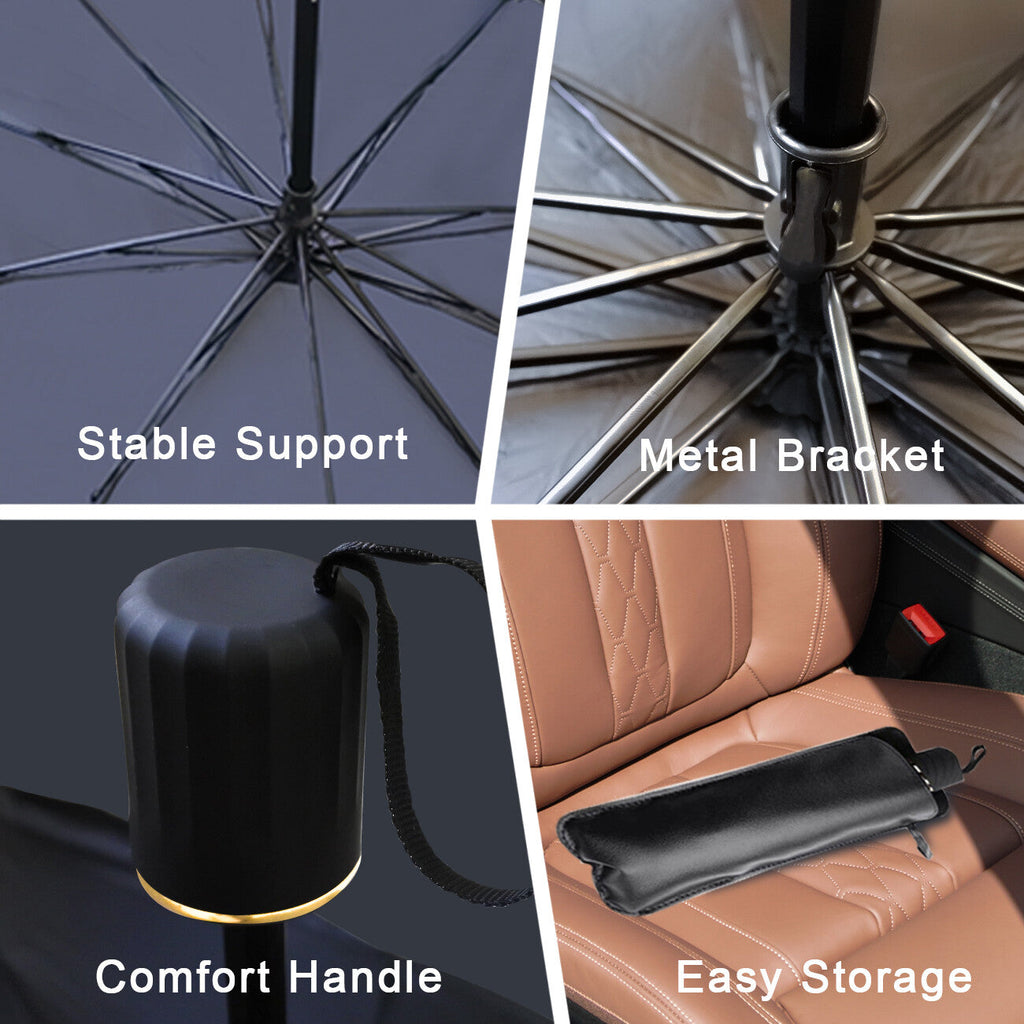 Car Window Sunshade - Foldable UV Umbrella - Windshield Cover - Sun Visor Harmalap Trading
