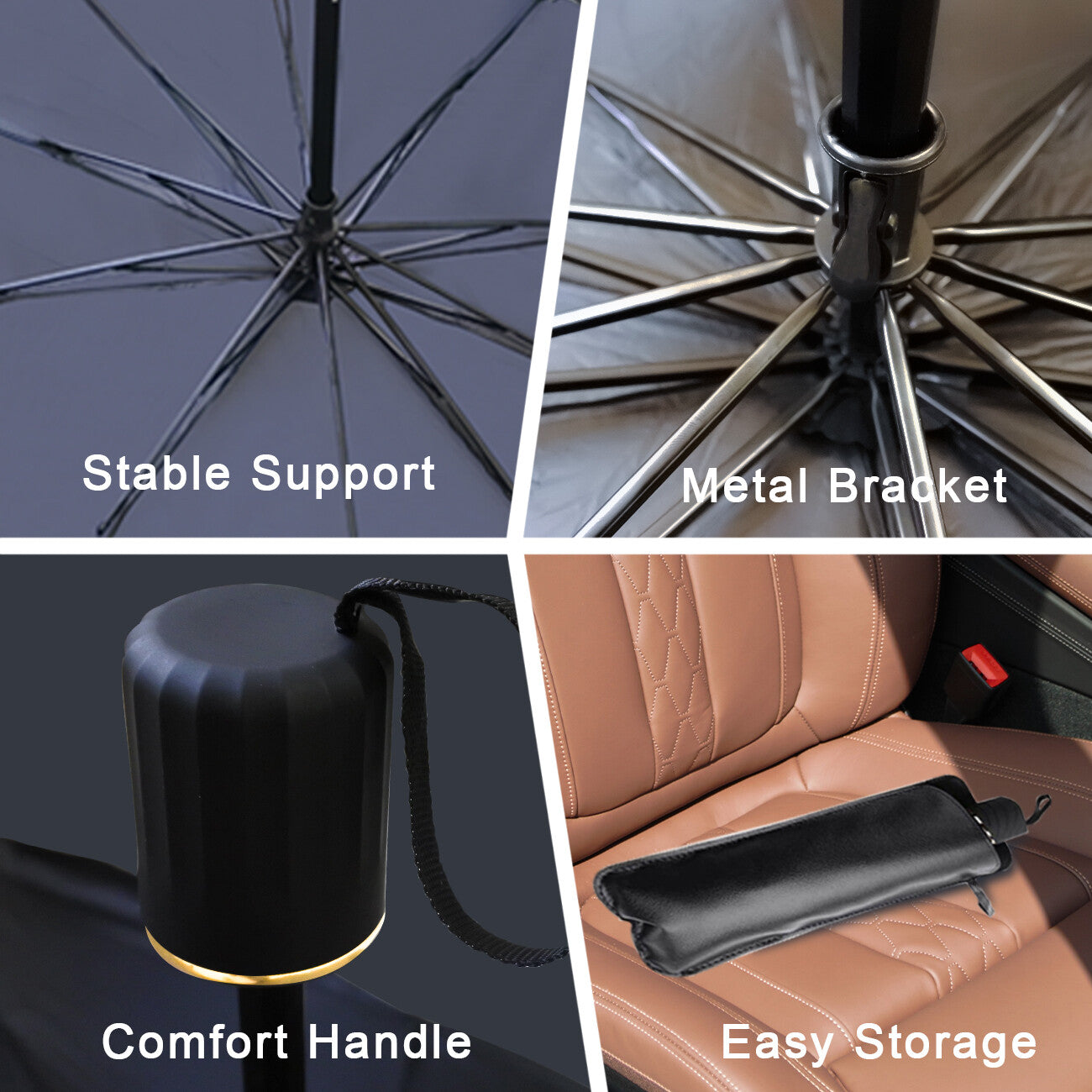Car Window Sunshade - Foldable UV Umbrella - Windshield Cover - Sun Visor Harmalap Trading