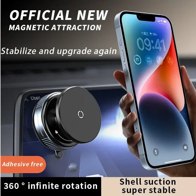 Premium Magnetic Car Phone Holder 360° - MagSafe Compatible UAE Harmalap Trading