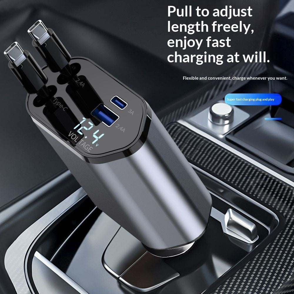 4-in-1 Car Charger Super Fast Charging CJ Dropshipping