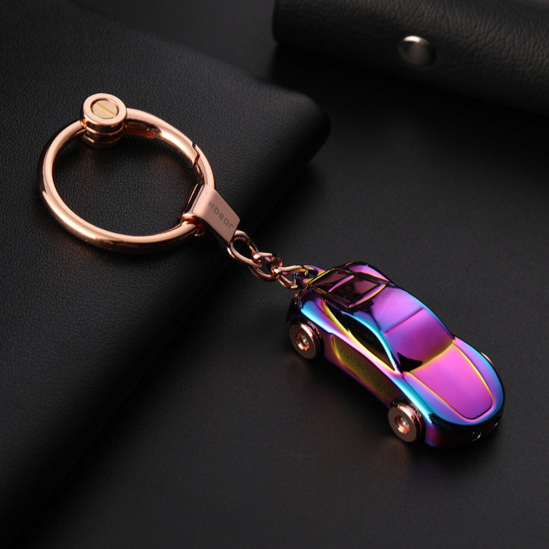 Car Cute Couple Light-on Keychain CJ Dropshipping