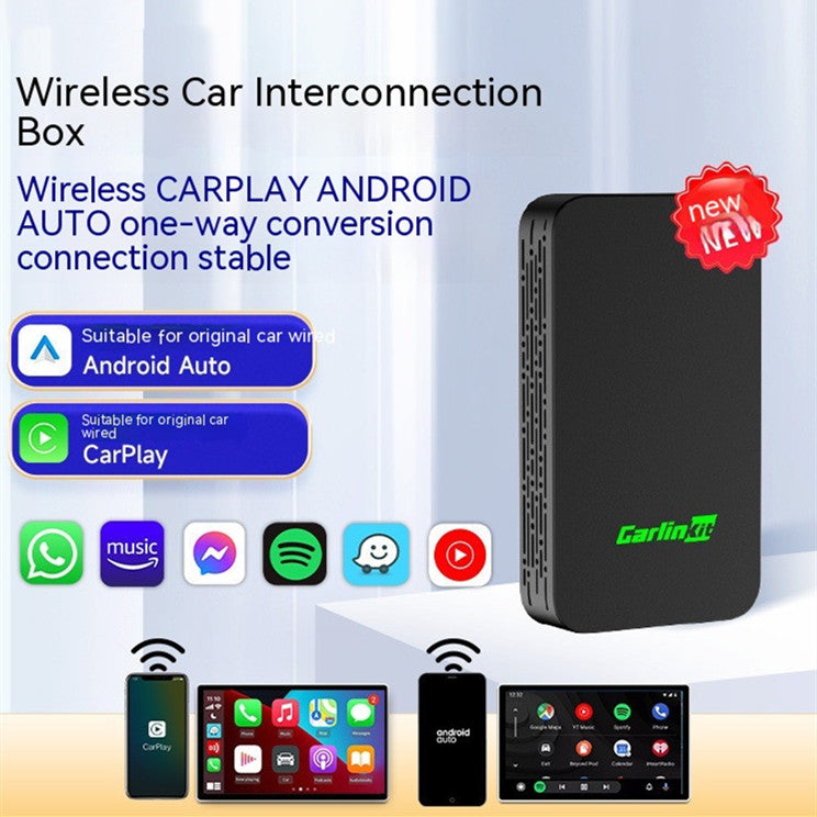 Car Audio Wireless Adapter - Wired to Wireless - Entertainment Box - CarPlay Harmalap Trading