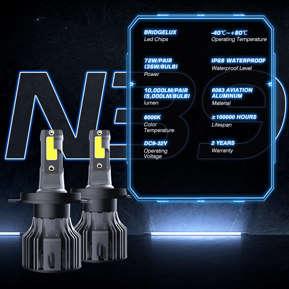 Car LED Headlight Bulbs 6000K Auto Headlamp Kit CJ Dropshipping